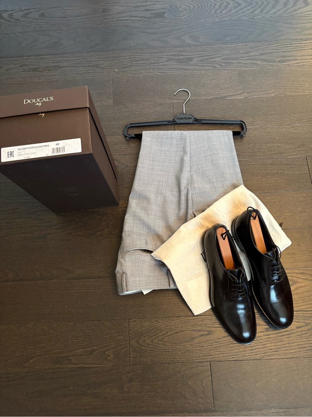 Doucal’s Polished Brown Derbies